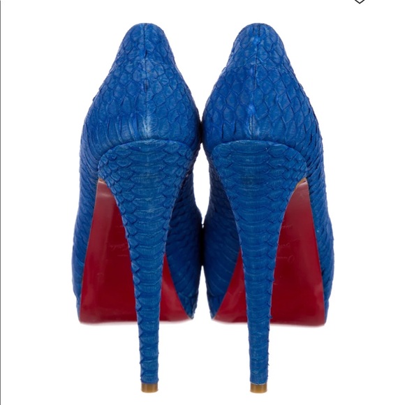Christian Louboutin Altadama 140 Watersnake - Picture 3 of 11